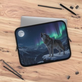 Wolf laptop sleeve